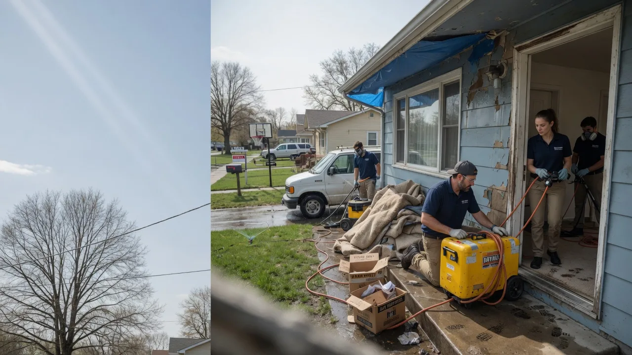 Basement Flood Cleanup in Valley Falls, KS near me